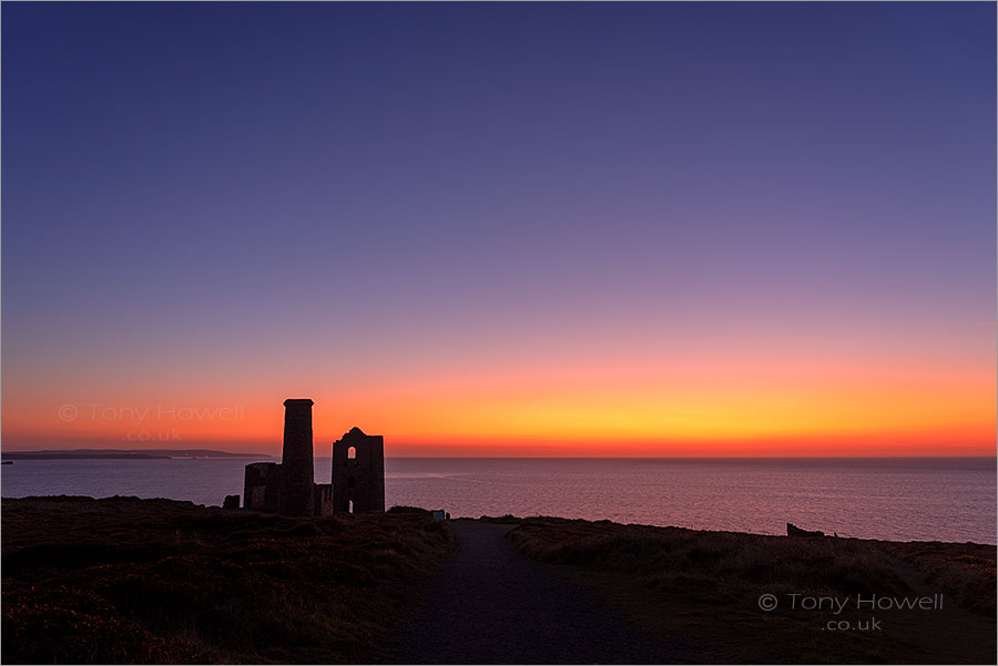 Wheal Coates Tin Mine, Sunset