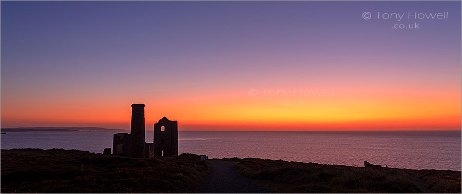 Wheal Coates Tin Mine, Sunset