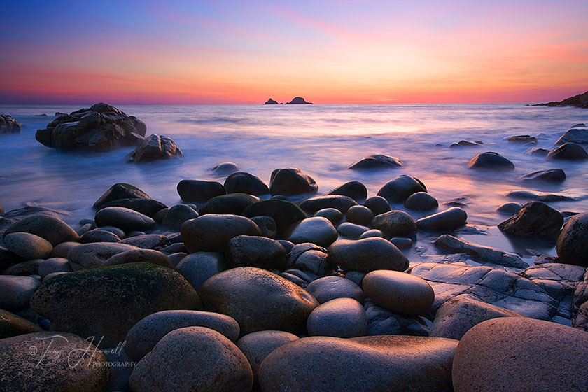 Afterglow, Porth Nanven Beach