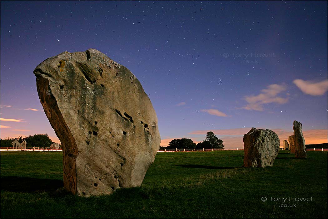 Avebury Stone Circle, Moonlight