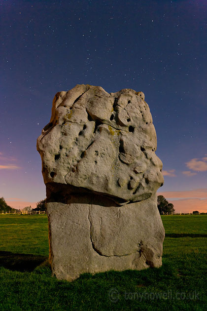 Avebury Stone Circle, moonlight