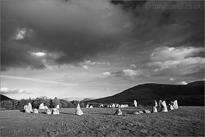 Castlerigg Stone Circle, Black and White