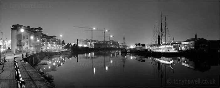 Foggy SS GB black and white panoramic