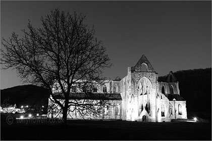 Night, Tintern Abbey