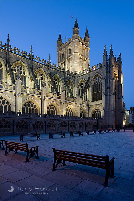 Bath Abbey, Dusk