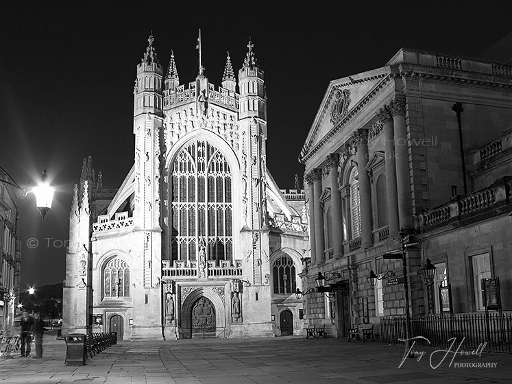 Bath Abbey, Night