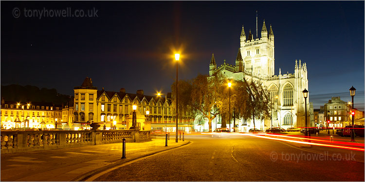 Bath Abbey, Night