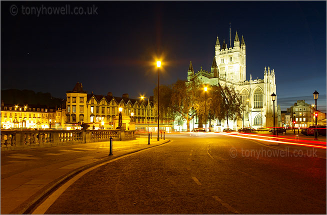 Bath Abbey, Night