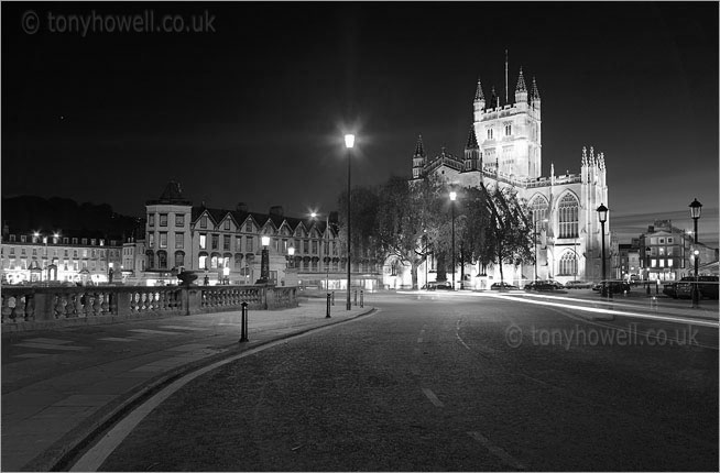 Bath Abbey, Night