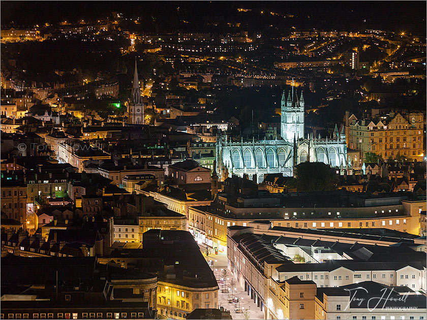 Bath Abbey, Night