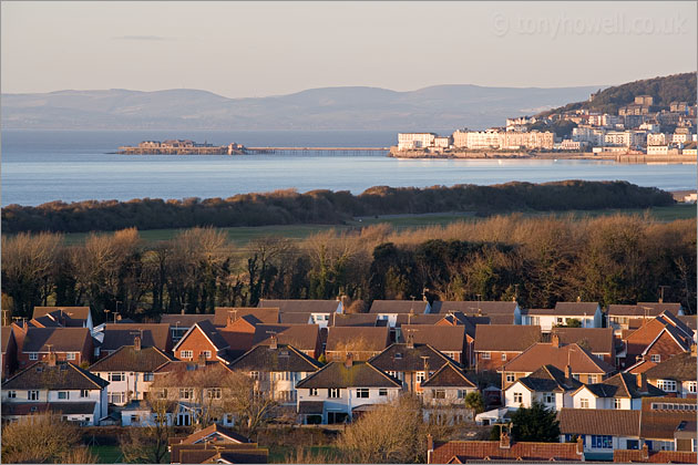 Birnbeck Pier from Uphill