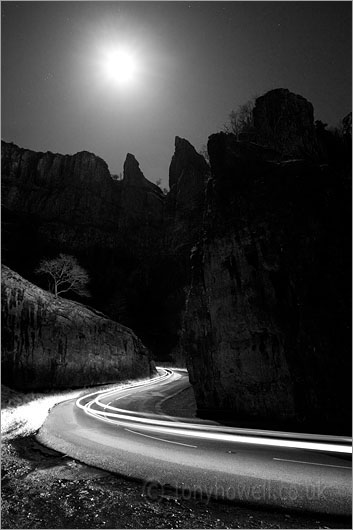 Full Moon over Cheddar Gorge