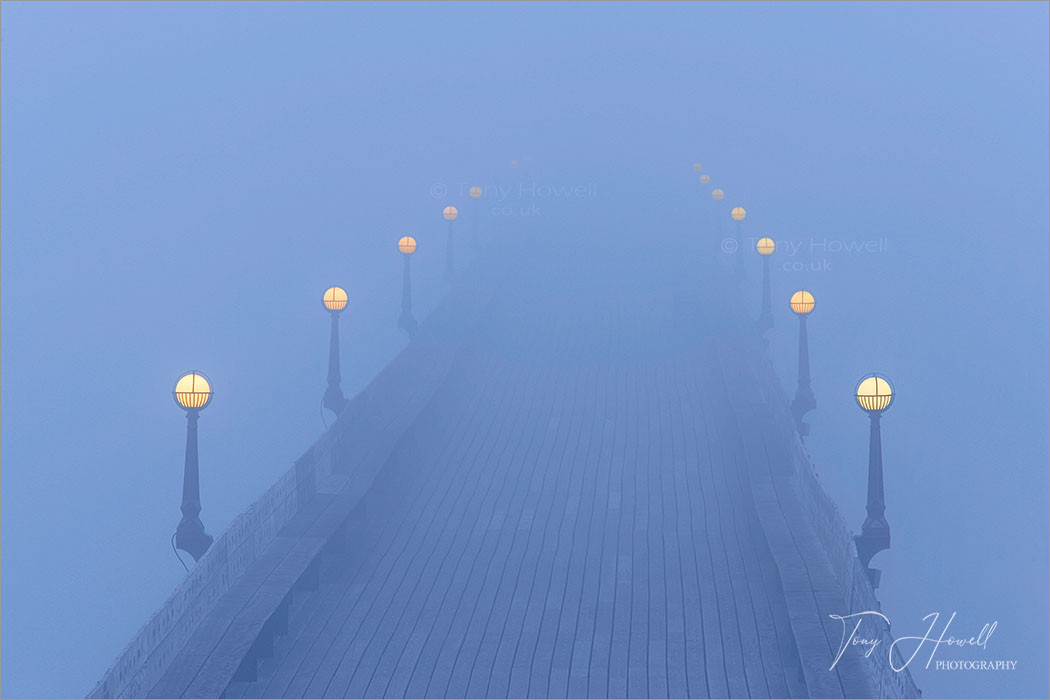 Clevedon Pier, Fog