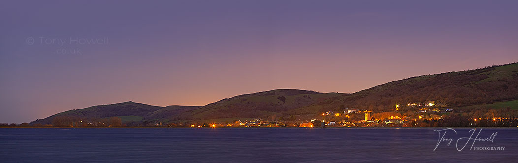 Crooks Peak, Axbridge, Night