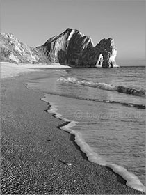 Black & White Durdle Door