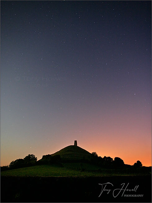 Glastonbury Tor, Night