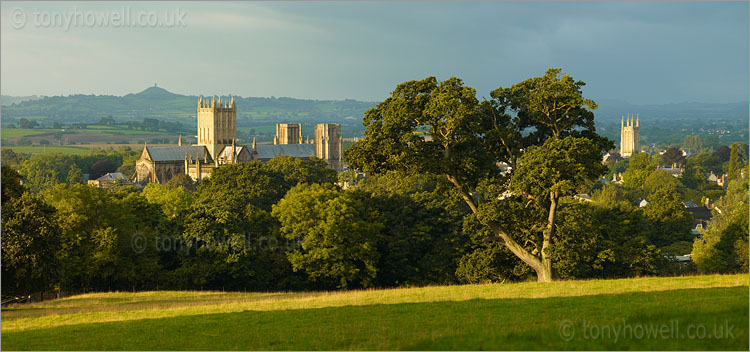 Wells Cathedral and Glastonbury Tor