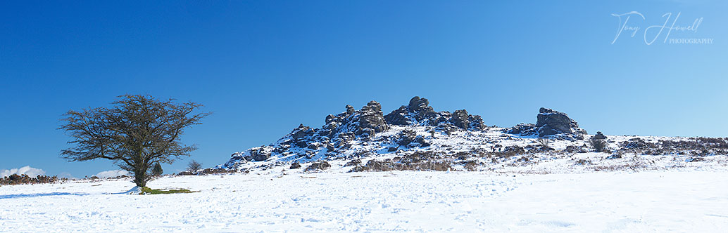 Hound Tor, Snow