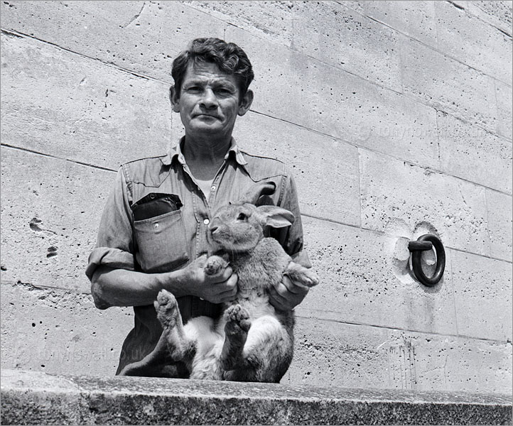 Man with Rabbit, 1984