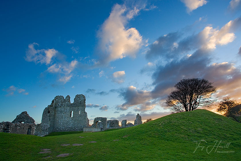 Ogmore Castle, Dawn