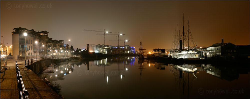 SS Great Britain, Night, Fog