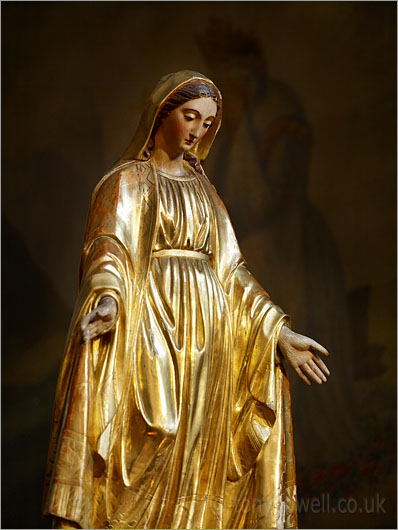 Statue of Mary, St Peters Church