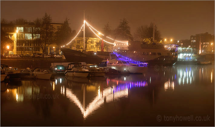 Thekla, Harbour, Bristol, Night, Fog