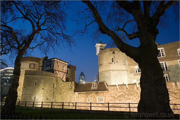 Tower of London and Gherkin