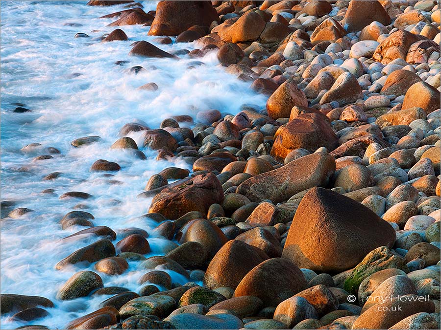 Wave, Boulders, Porth Nanven