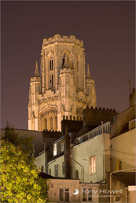 Wills Memorial Building, Bristol, Night