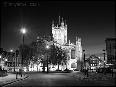 Bath Abbey, Night