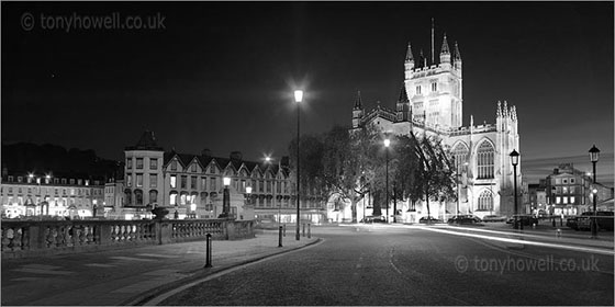 Bath Abbey, Night