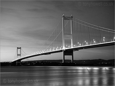 Severn Bridge, Black and White