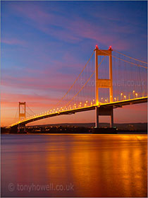 Dusk, Severn Bridge