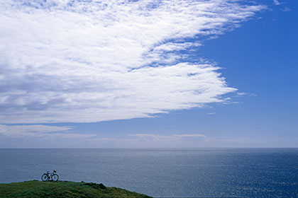 bicycle, kynance cove